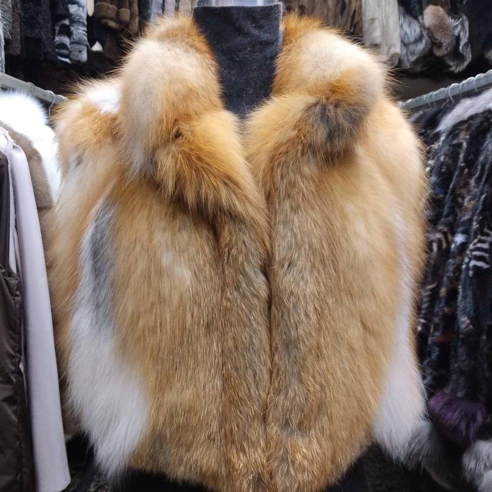 Cropped Red Fox Vest